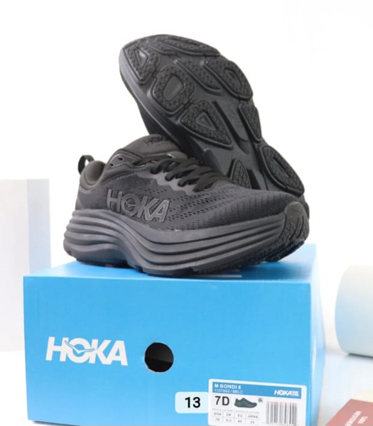 Tenis Casual Hoka/ Full Negro DM11