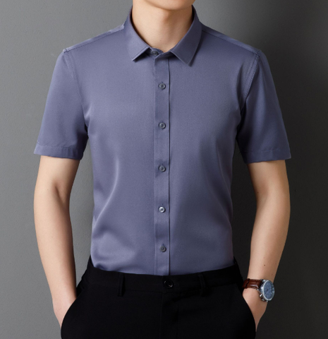 Camisa formal para caballero/Azul BL36