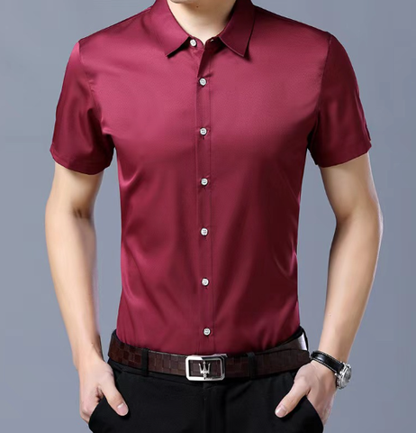 Camisa formal para caballero/Vino BL37