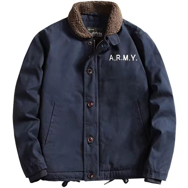 Abrigo Casual Hombre - A002 Azul AMRY