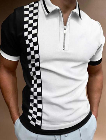 Zipper Polo Shirt - 013