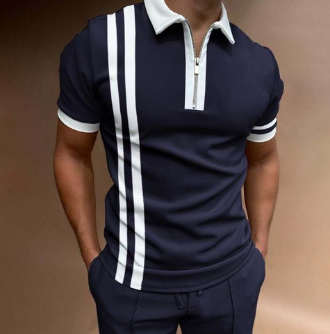 Camisa Zipper Tipo Polo - 017