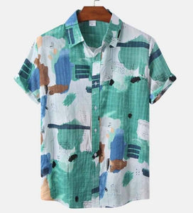 Oversize Printed Casual Shirt