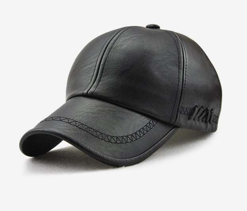 Jarmont X Black Leather Cap