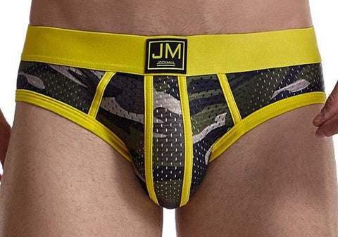 Speckled Jockmail Brief - Yellow