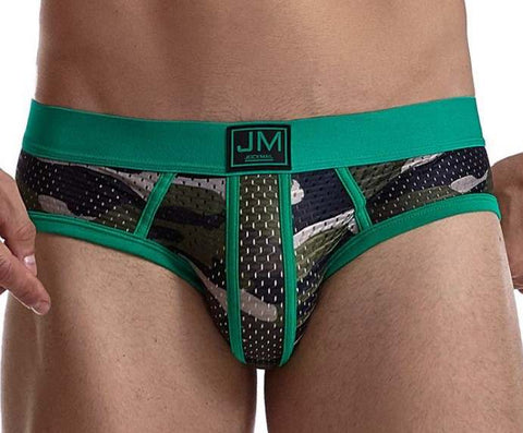 Speckled Jockmail Brief - Green