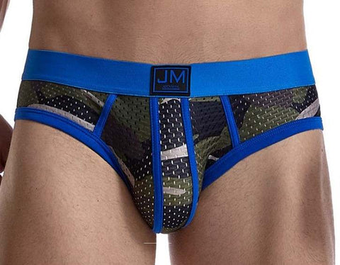 Speckled Jockmail Brief - Blue