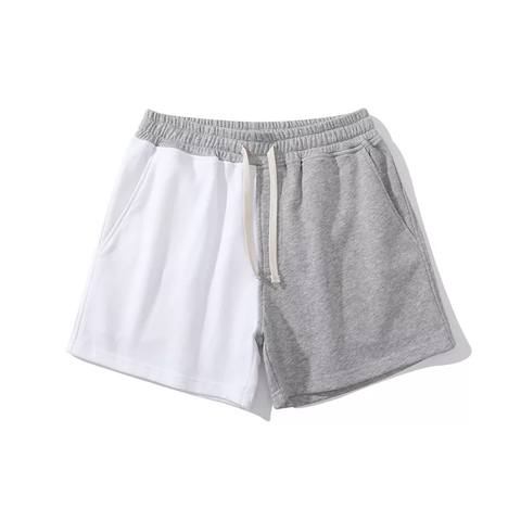 Cotton Casual Short - Gray White