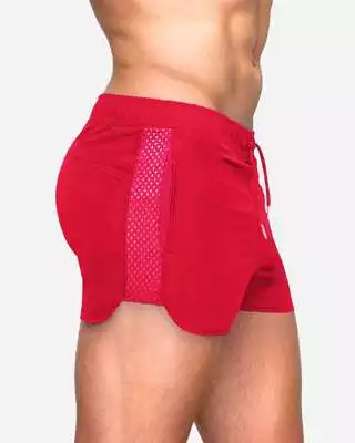 Red Short Sports Short