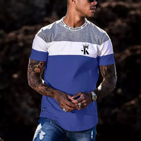 Camiseta Casual King Azul