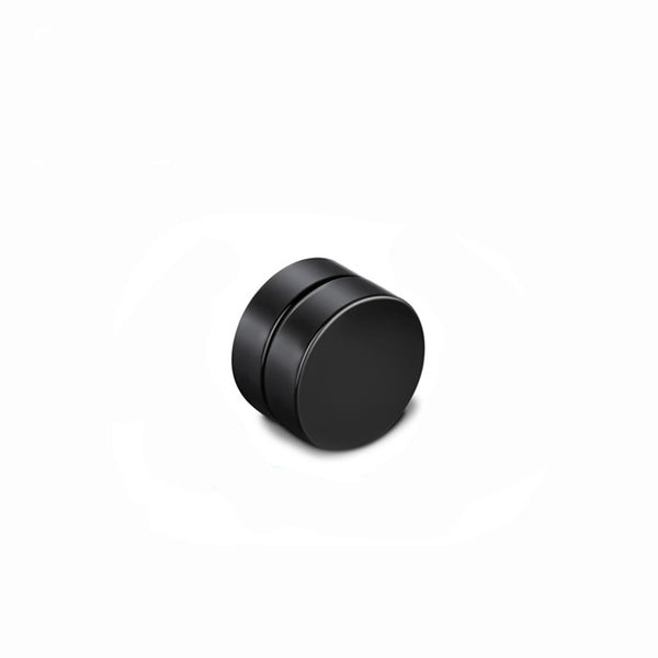 Black Magnet Earring 4mm