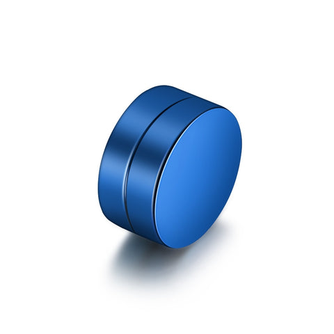 Blue Magnet Earring 8mm