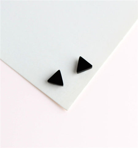Triangle Magnet Earring