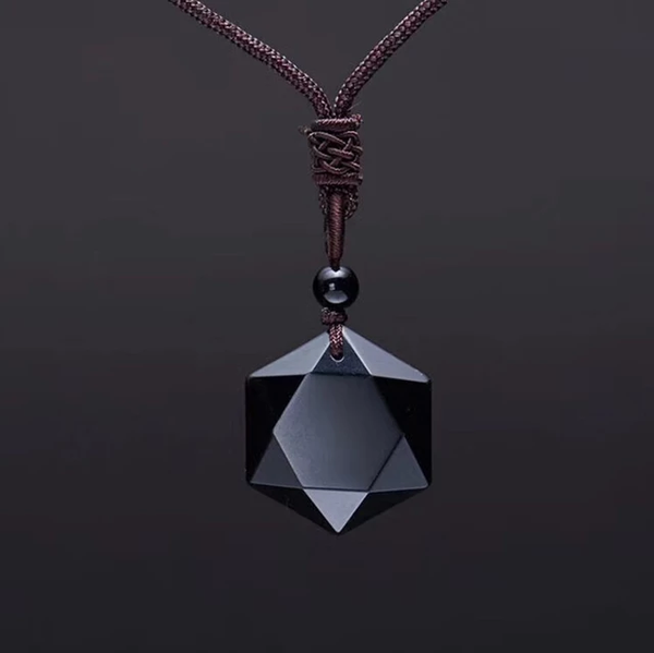 Obsidian Stone Necklace