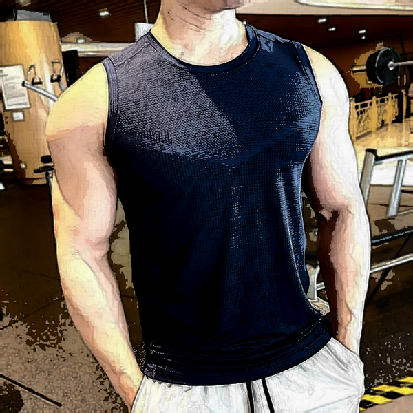 Sleeveless Sports T-shirt