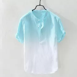 Light Blue Faded Casual Shirt