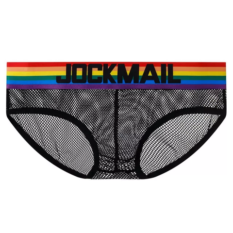 Calzoncillo Jockmail Pride Malla - Negro