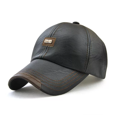 Gorra de Cuero Jarmont Negra