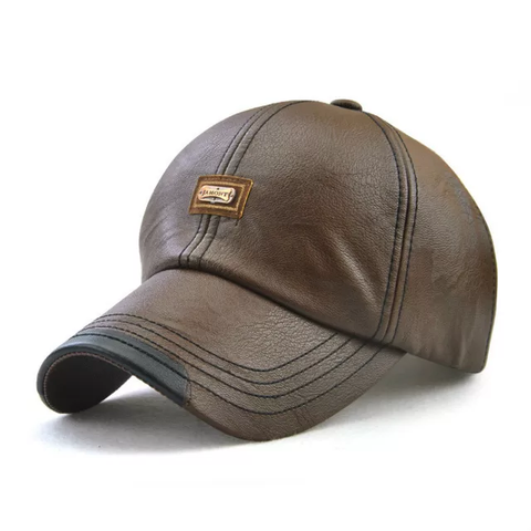 Jarmont Light Brown Leather Cap