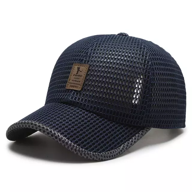 Blue Transparent Breathable Cap