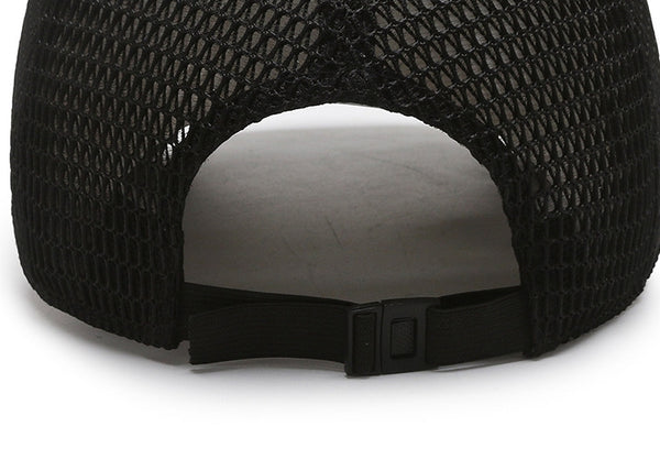 Black Transparent Breathable Cap