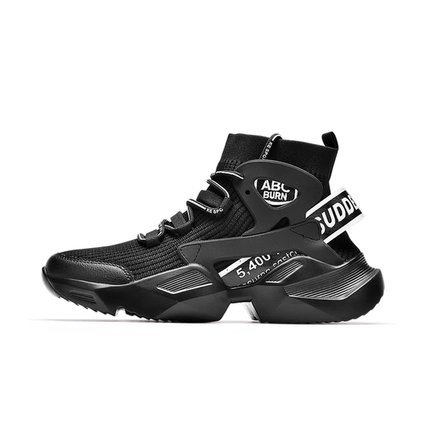 KF-Black sports shoes