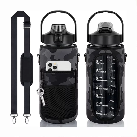 Black SPECKED Support for Motivational Thermos
