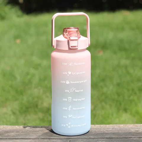 Pink Motivational Thermos