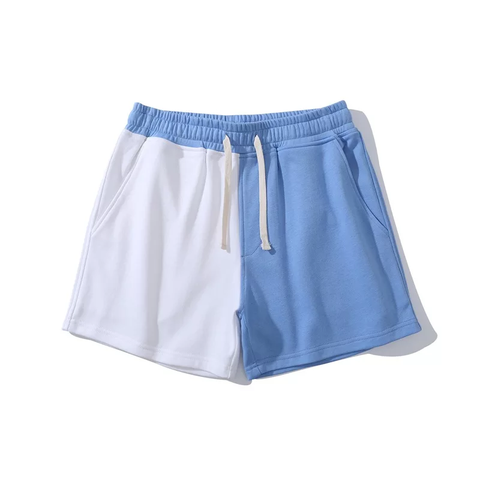 Cotton Casual Short - Blue White