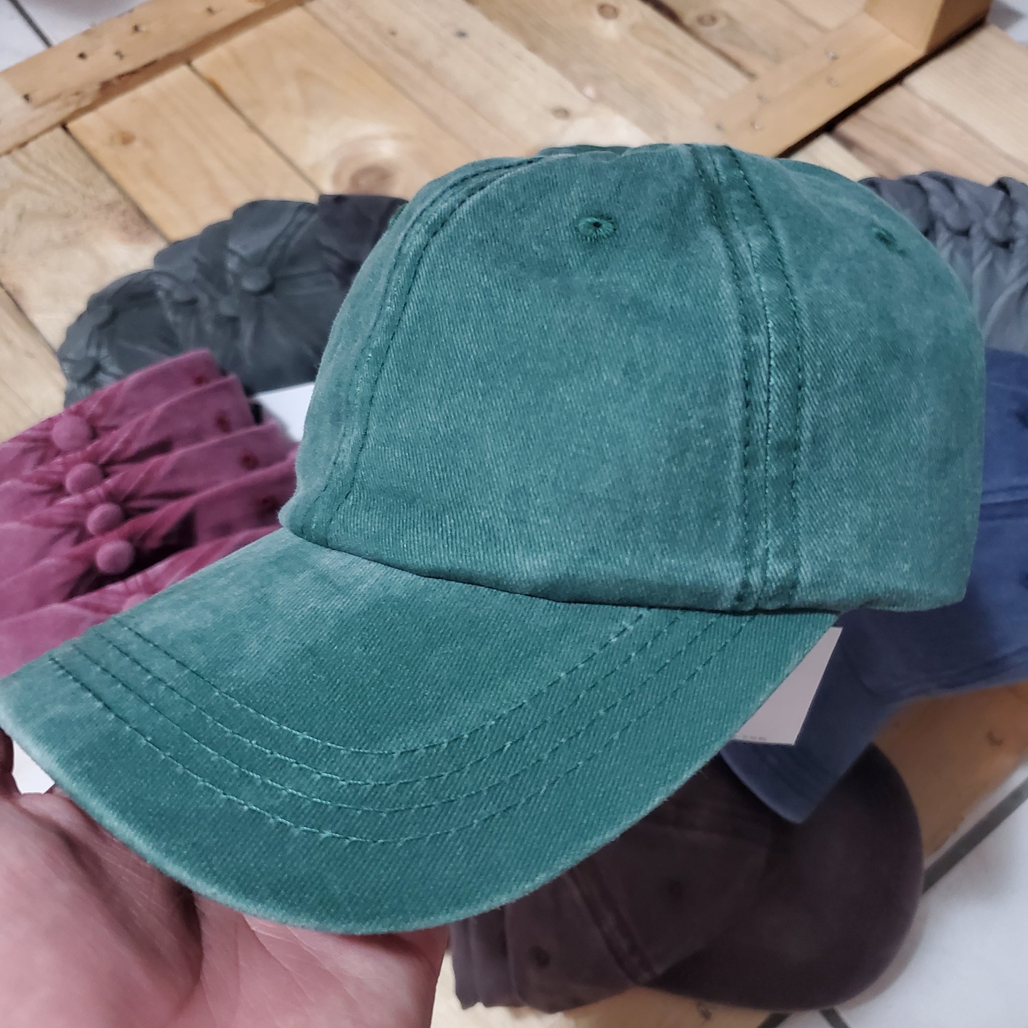 Gorra de Jean - Mujer Verde