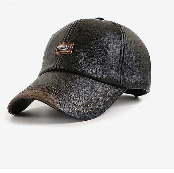 Jarmont Black Leather Cap