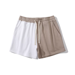 Short Casual Algodón - Beige Blanco