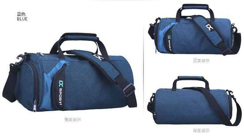 Blue Compact Sports Bag