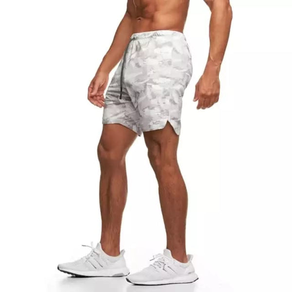 Short Moteado Deportivo Blanco K35