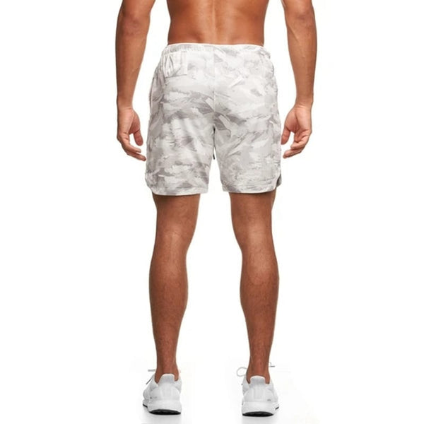 White Sporty Speckled Short