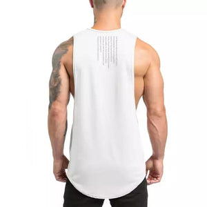 White Polyester Sports T-shirt