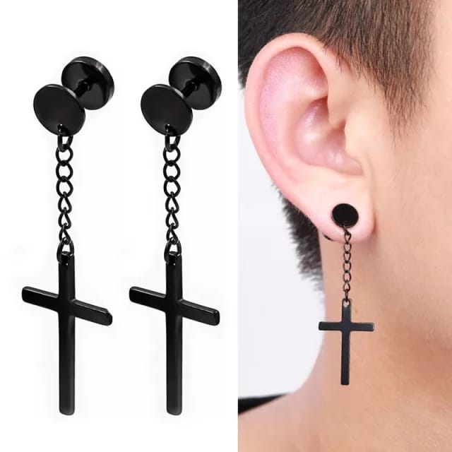 Earring - Piercing - Cross