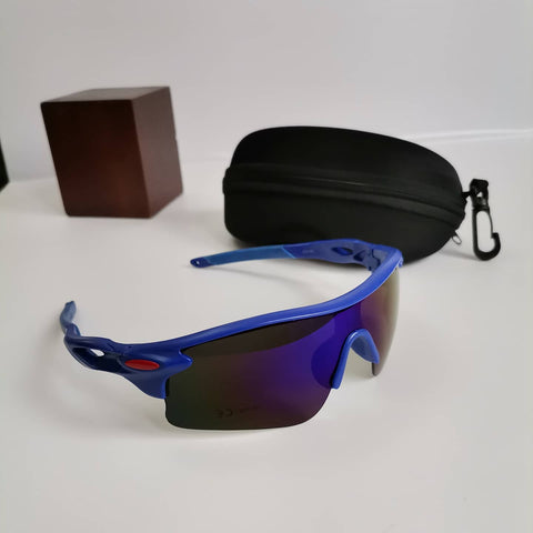 Blue Sports Glasses