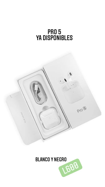 Auriculares Pro 5 Blancos