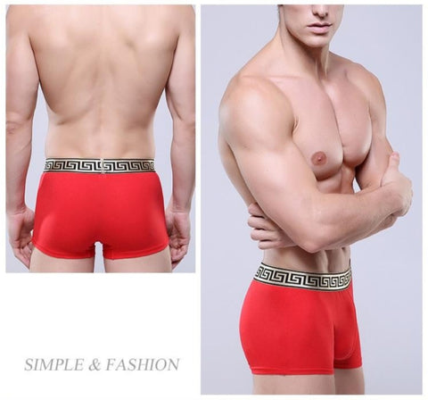 Boxer Men Sexy Rojo