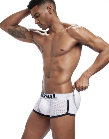 Jockmail Boxer with Increase - White