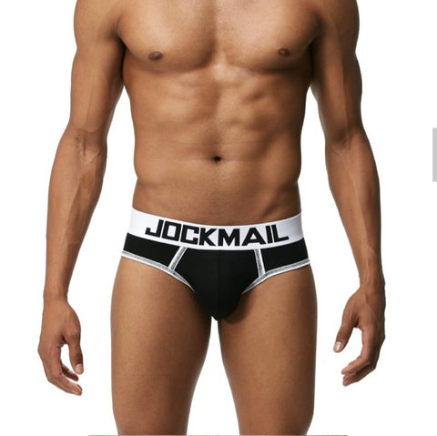 Calzoncillo Jockmail Algodón - Negro-145