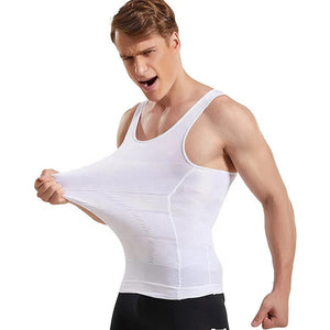 Camisa Moldeadora para Hombre - 003 - Blanco – KF Collection Hn