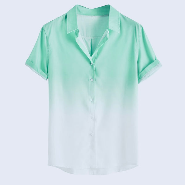 Camisa Difuminada - Verde
