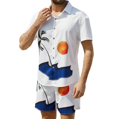 Set Short and Printed Beach Shirt